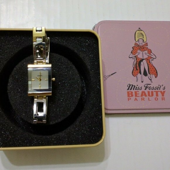 F2 Watch Two Tone Silver Gold Beauty Parlor - Picture 2 of 9